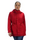 Parka Jaqueta Butu Biru Extra Grande Plus Size Feminino - Vermelho